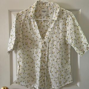 Abercrombie and fitch button down top.